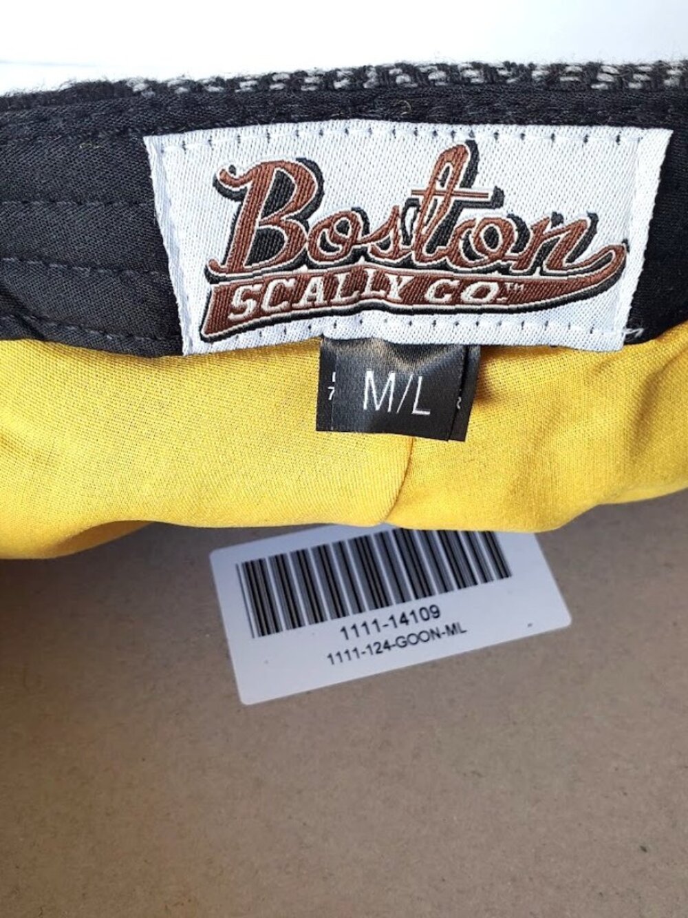 Boston Scally The GOON Single Panel Patchwork Cap-M/L- With Pin - Picture 5 of 12